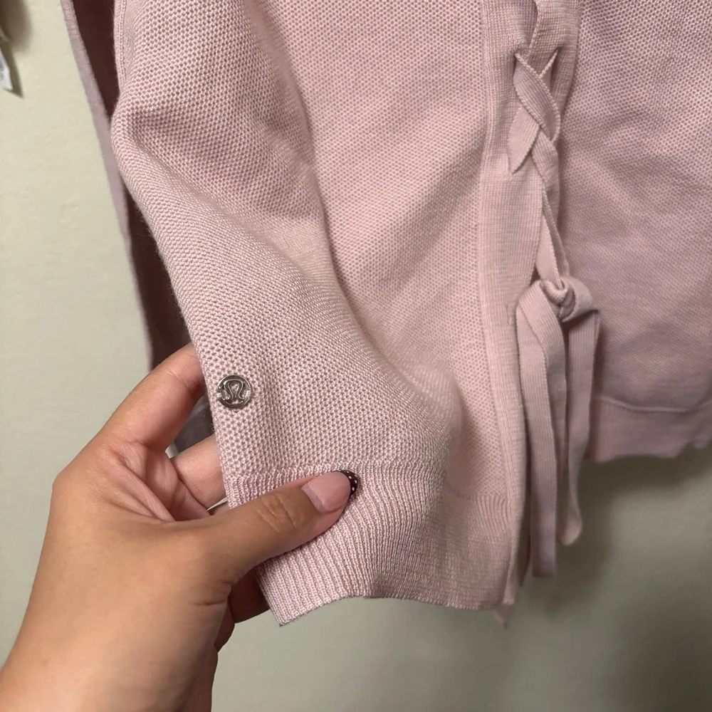 Lululemon Tied To You Sweater Misty Pink - Picture 6 of 7